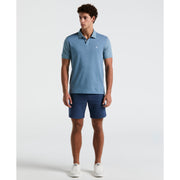 Jacquard Geo Line Jersey Polo (Citadel) 