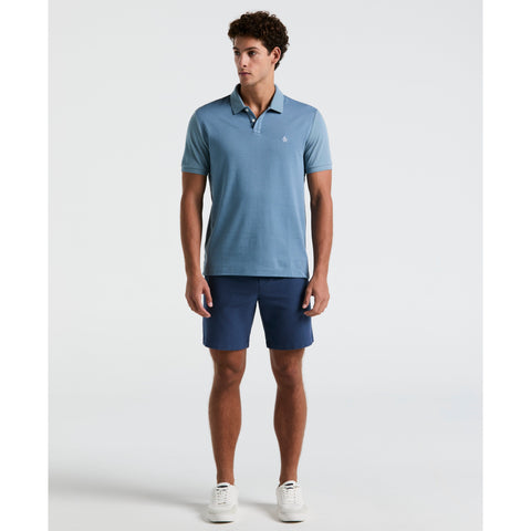 Jacquard Geo Line Jersey Polo (Citadel) 