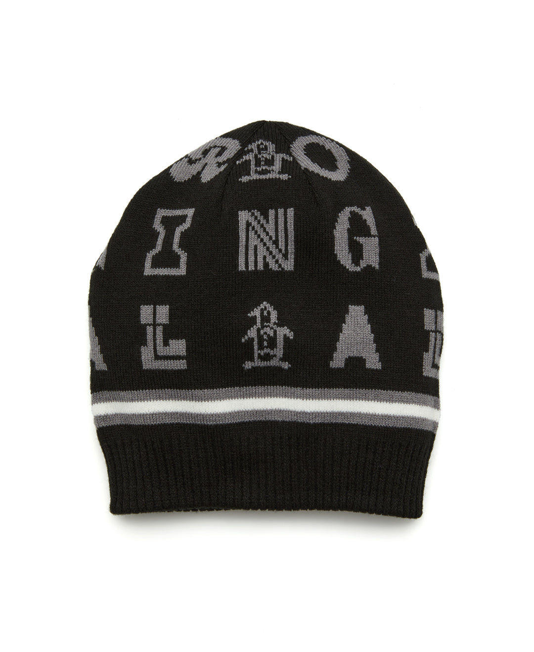 Jacquard Golf Beanie (Caviar) 