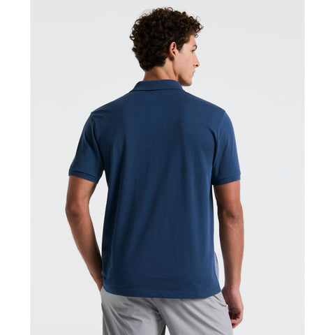 Jacquard Mini Geo Jersey Polo (Sargasso Sea) 