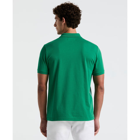 Jacquard Mini Geo Jersey Polo (Cadmium Green) 