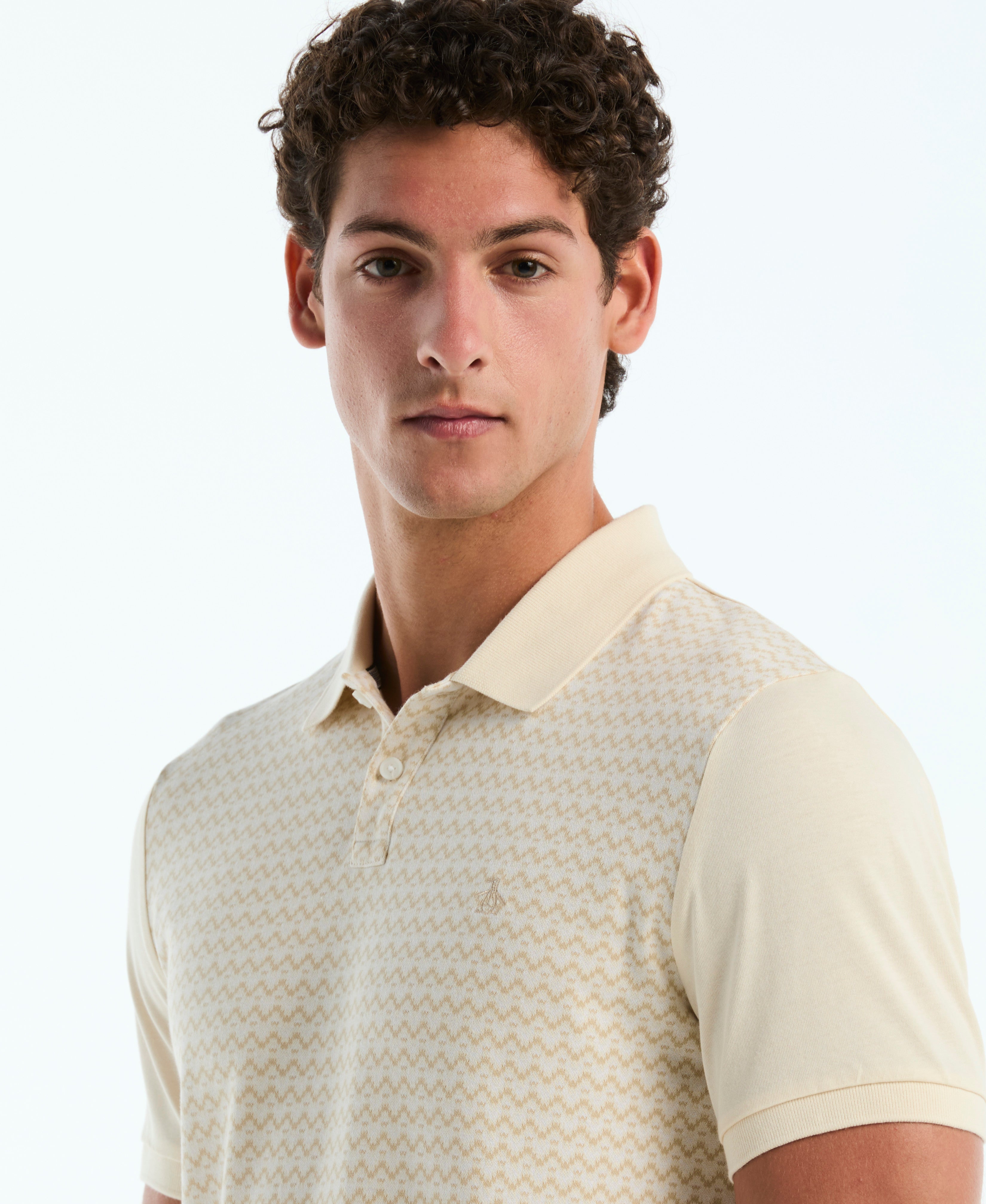 Jacquard Mini Waves Polo – Original Penguin US