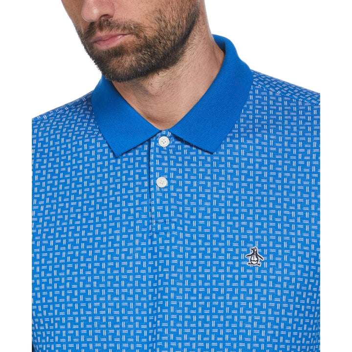 COOTIE PRODUCTIONS/Jacquard Sleeve S/S Polo（Black