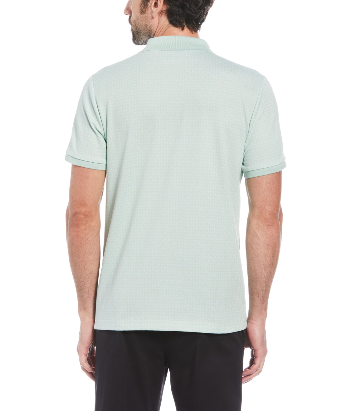 Jacquard Polo (Silt Green) 