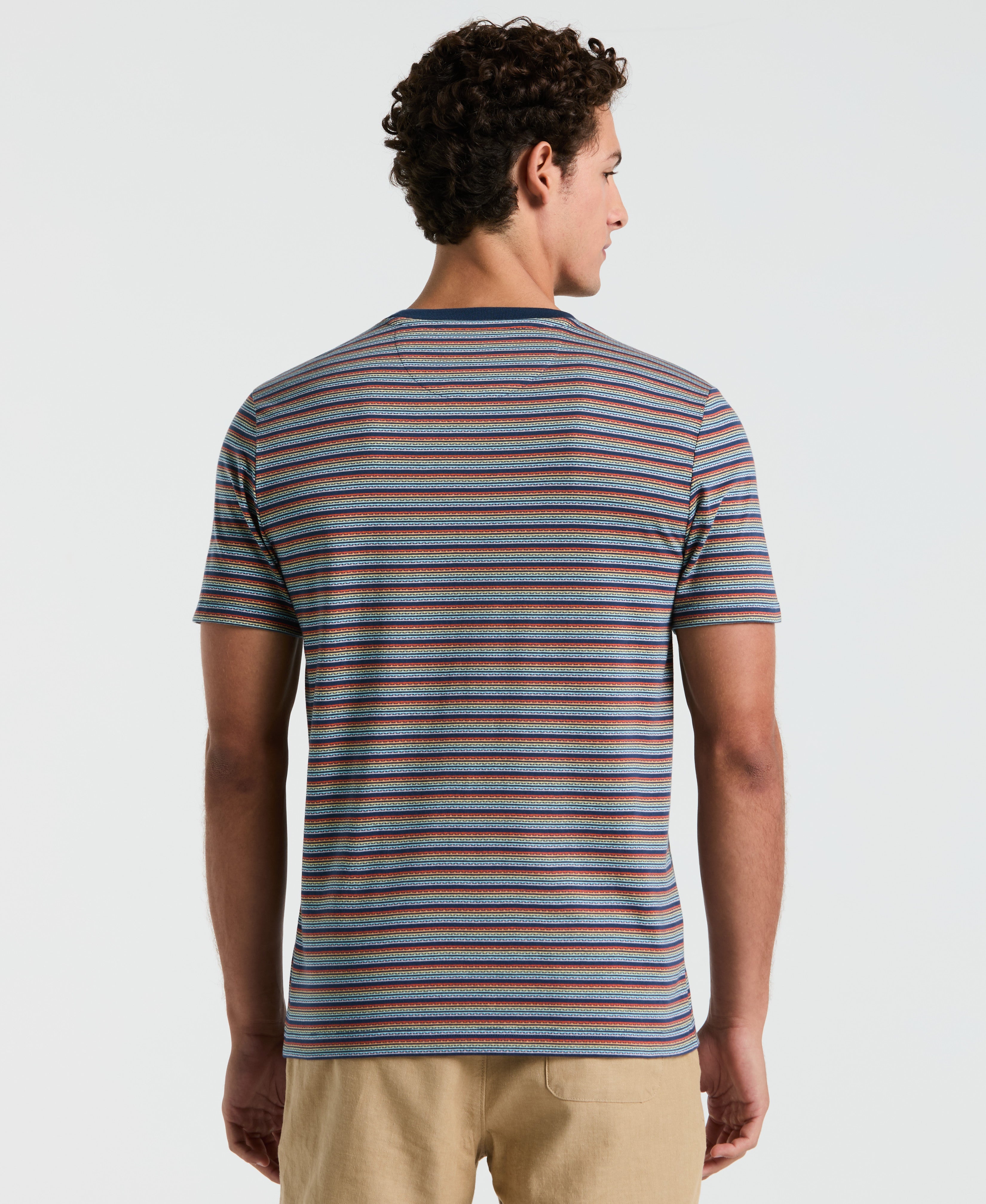 Jacquard Pride Stripe Tee – Original Penguin US