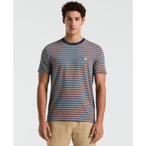 Jaquard Stripe T-Shirt (Sargasso Sea) 