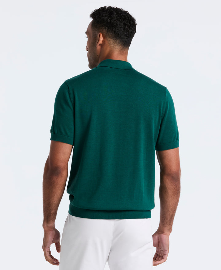 Cotton Jacquard Sweater Polo (Botanical Garden) 