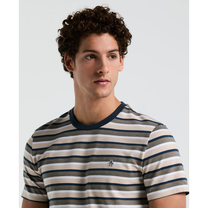 Jacquard Stripe Tee | Original Penguin US