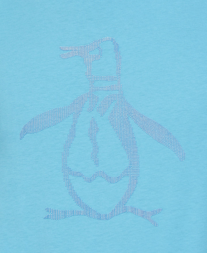 Jersey 3D Dot Penguin Graphic Tee (Aquarius) 