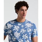 Jersey All-Over Floral Tee (Copen Blue) 