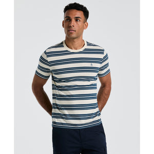 Jersey All-Over Stripe Tee (Birch) 
