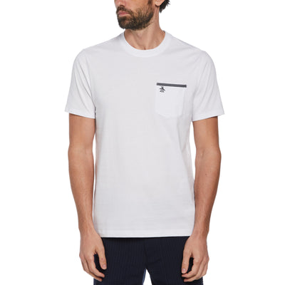 Jersey Earl Tape Tipped Tee (Bright White) 