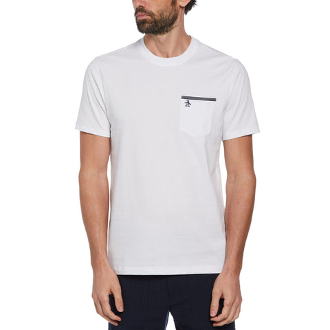 Jersey Earl Tape Tipped Tee (Bright White) 