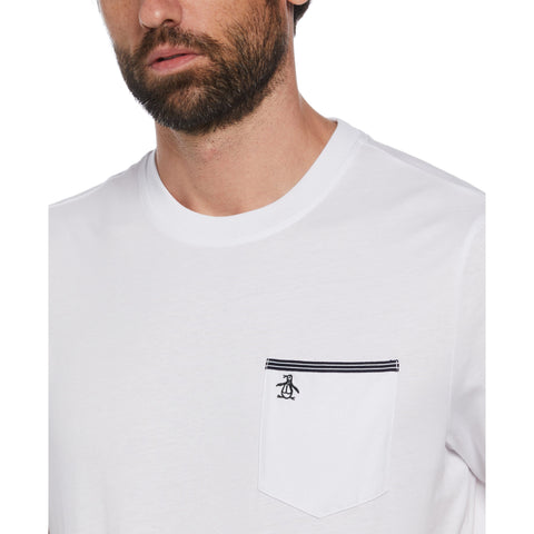 Jersey Earl Tape Tipped Tee (Bright White) 