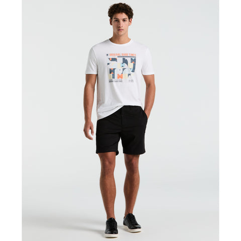 Jersey Good Times Graphic T-Shirt (Bright White) 