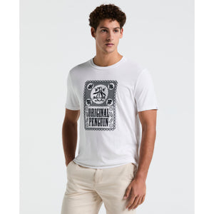 Jersey Graphic Flag Tee (Bright White) 