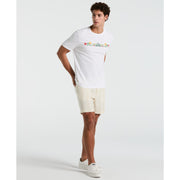 Jersey Graphic Floral Pete Tee (Bright White) 