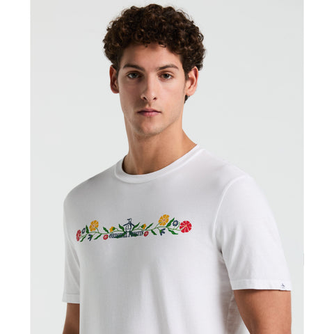 Jersey Graphic Floral Pete Tee (Bright White) 