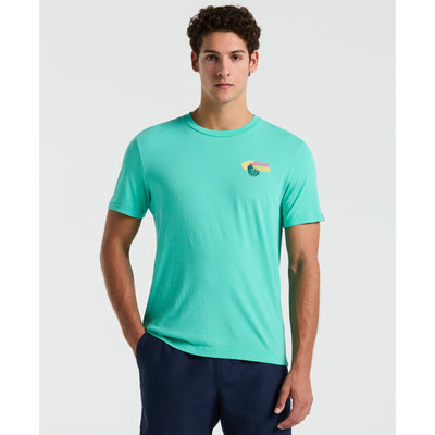Jersey Graphic Lime Tee (Aqua Green) 