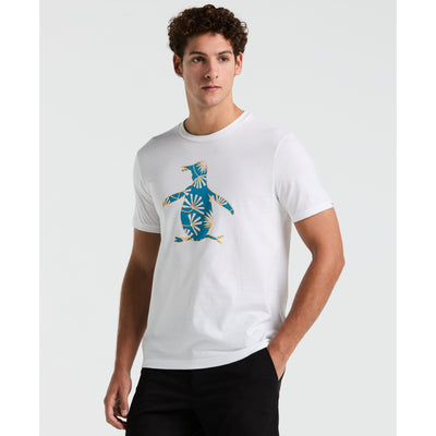Jersey Graphic Pete Fill Tee-Tees-Bright White-XS-Original Penguin