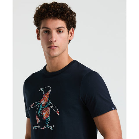 Jersey Graphic Pete Fill Tee-Tees-Original Penguin