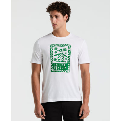 Jersey Graphic Plant Pete Tee (Bright White) 
