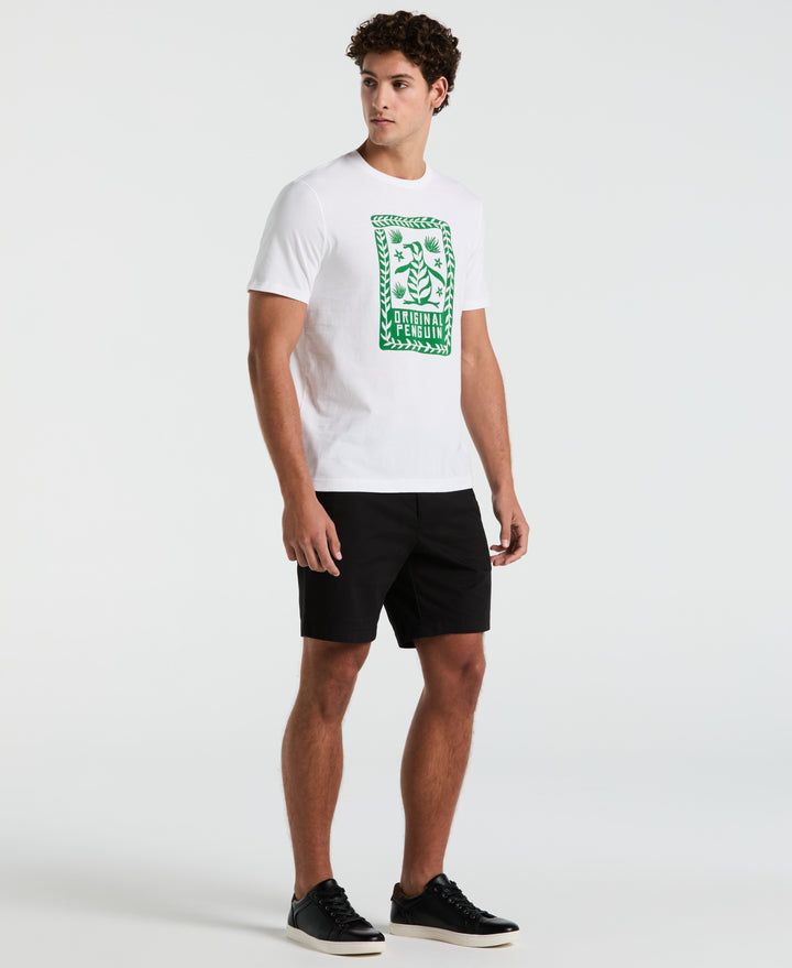 Jersey Graphic Plant Pete Tee (Bright White) 