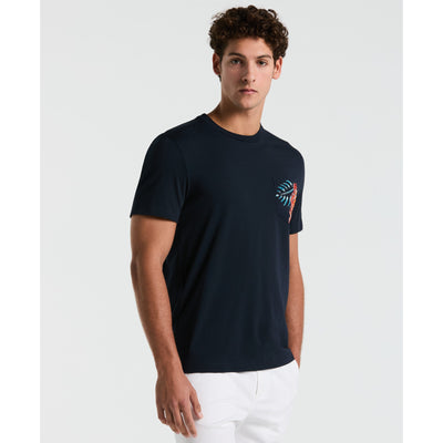 Jersey Leaves Pocket Tee-Tees-Original Penguin