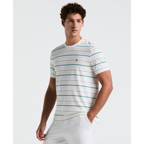 Jersey Multi Stripe Tee (Bright White) 