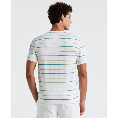 Jersey Multi Stripe Tee (Bright White) 