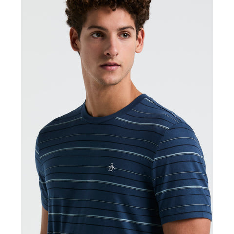 Jersey Multi Stripe Tee (Sargasso Sea) 