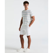Jersey Multi Stripe Tee (Bright White) 