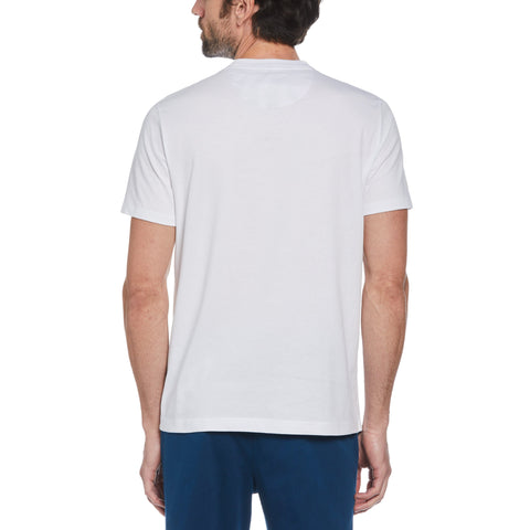 Jersey Pocket Print Tee (Bright White) 