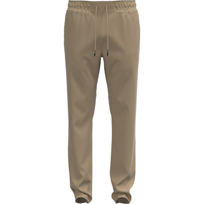 Jersey Pull On Drawstring Trouser (Travertine) 