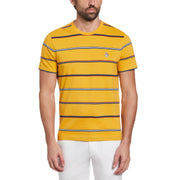Slim Fit Jersey Stripe T-Shirt (Mineral Yellow) 