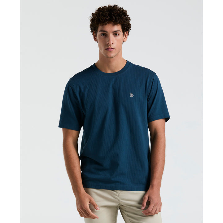 Knit Seersucker Tee | Original Penguin US