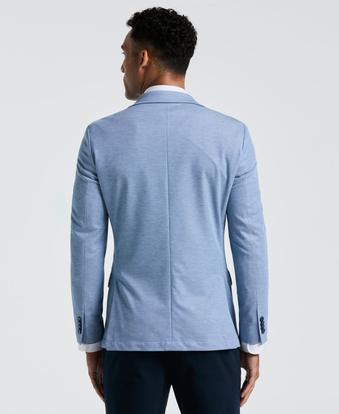 Knit Sport Coat (Light Blue) 