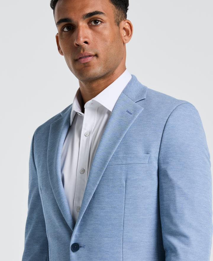 Knit Sport Coat (Light Blue) 