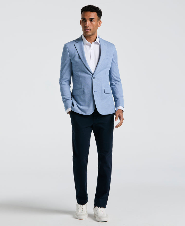Knit Sport Coat (Light Blue) 