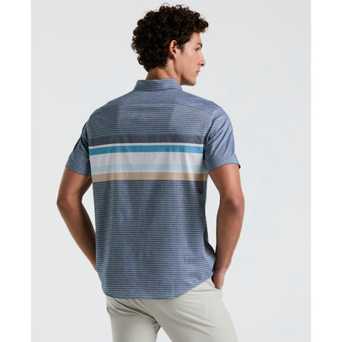 Lawn Chest Stripe Shirt (Blue Wing Teal) 