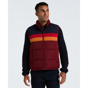 Lightweight Faux Down Vest (Cabernet) 