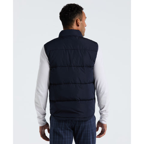 Lightweight Faux Down Vest (Dark Sapphire) 