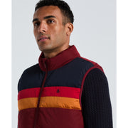 Lightweight Faux Down Vest (Cabernet) 