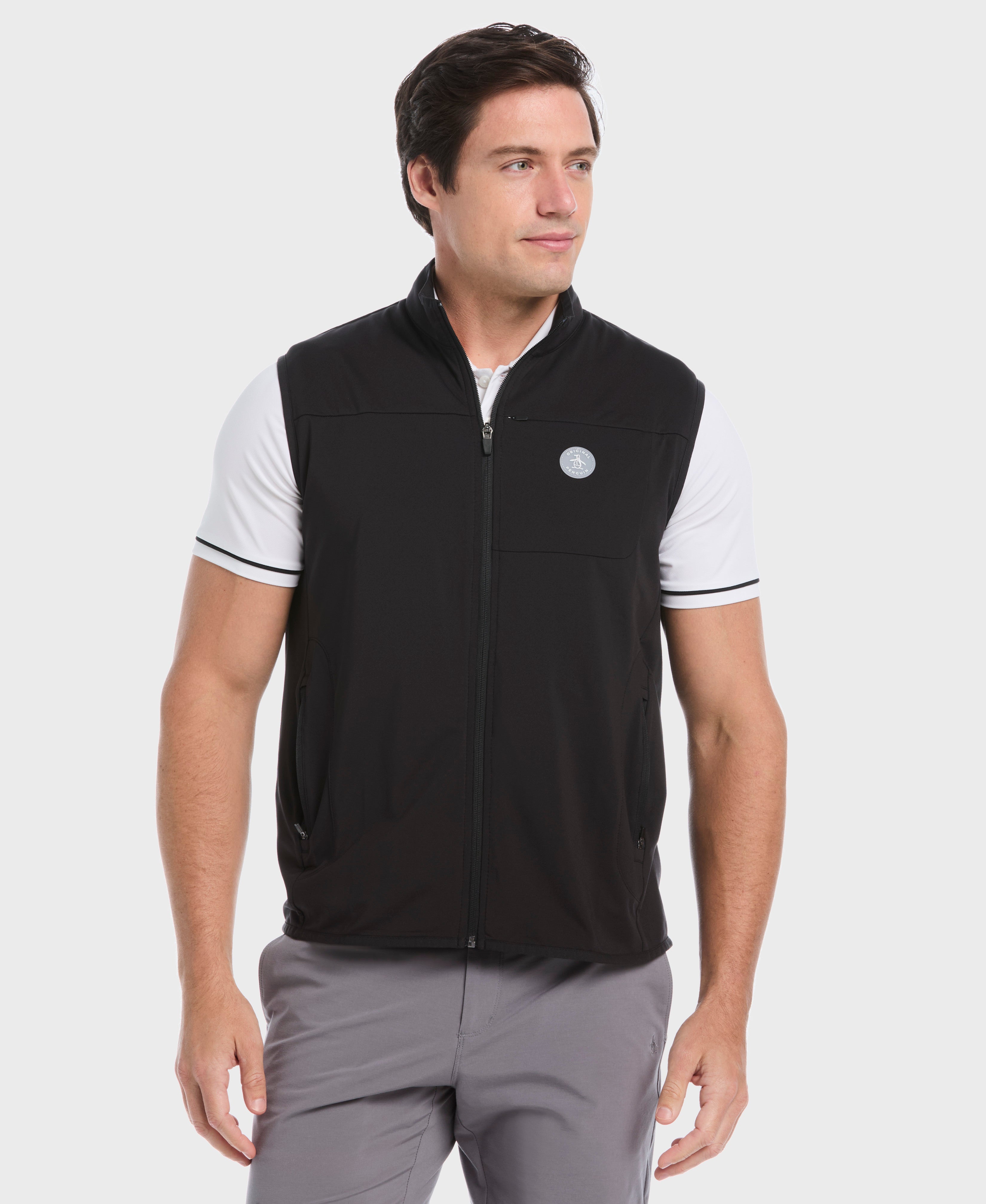 Lightweight Full Zip Golf Gilet – Original Penguin US
