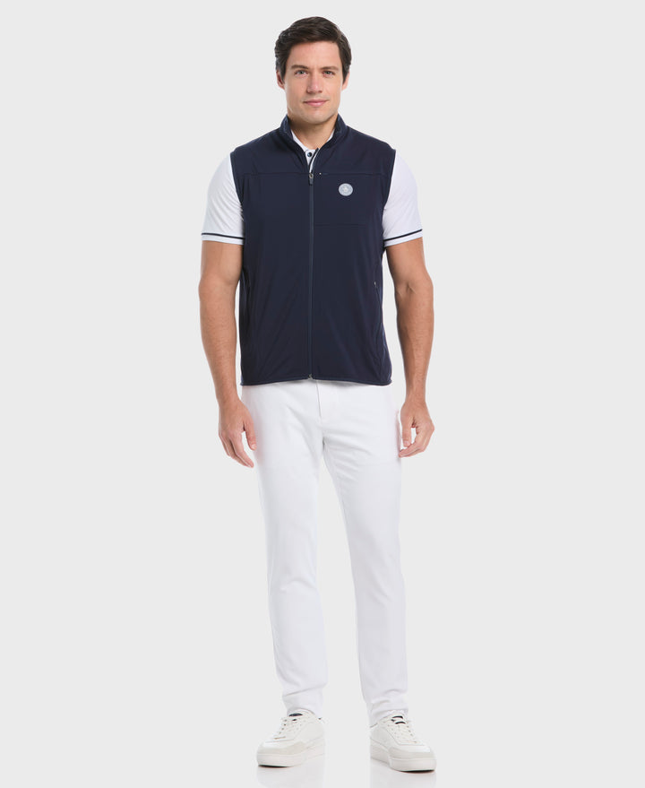 Lightweight Full Zip Golf Gilet (Black Iris) 