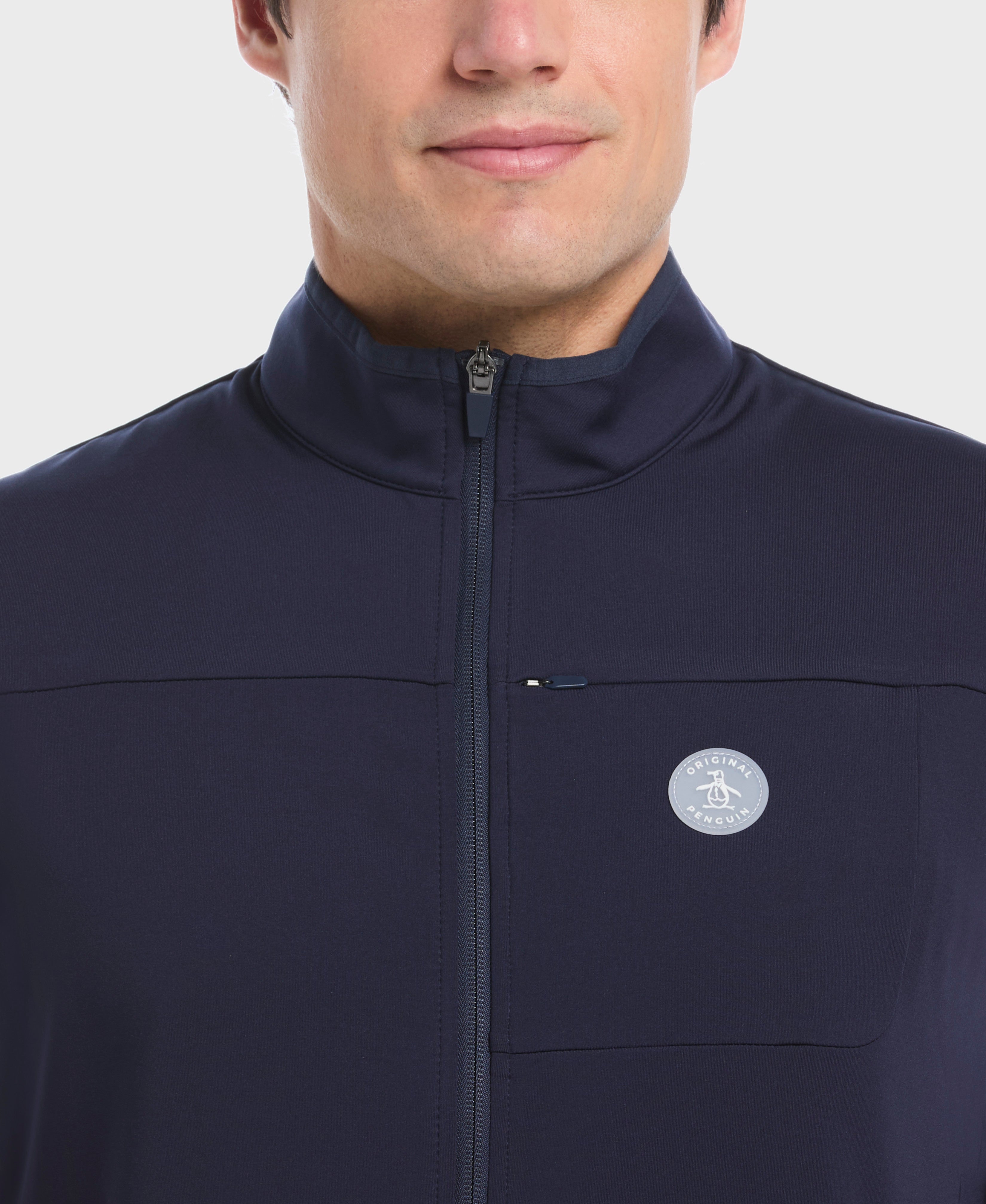 Lightweight Full Zip Golf Gilet – Original Penguin US