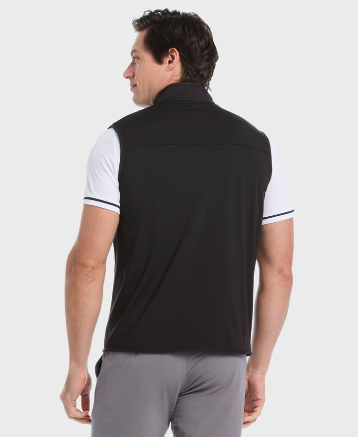 Lightweight Full Zip Golf Gilet (Caviar) 