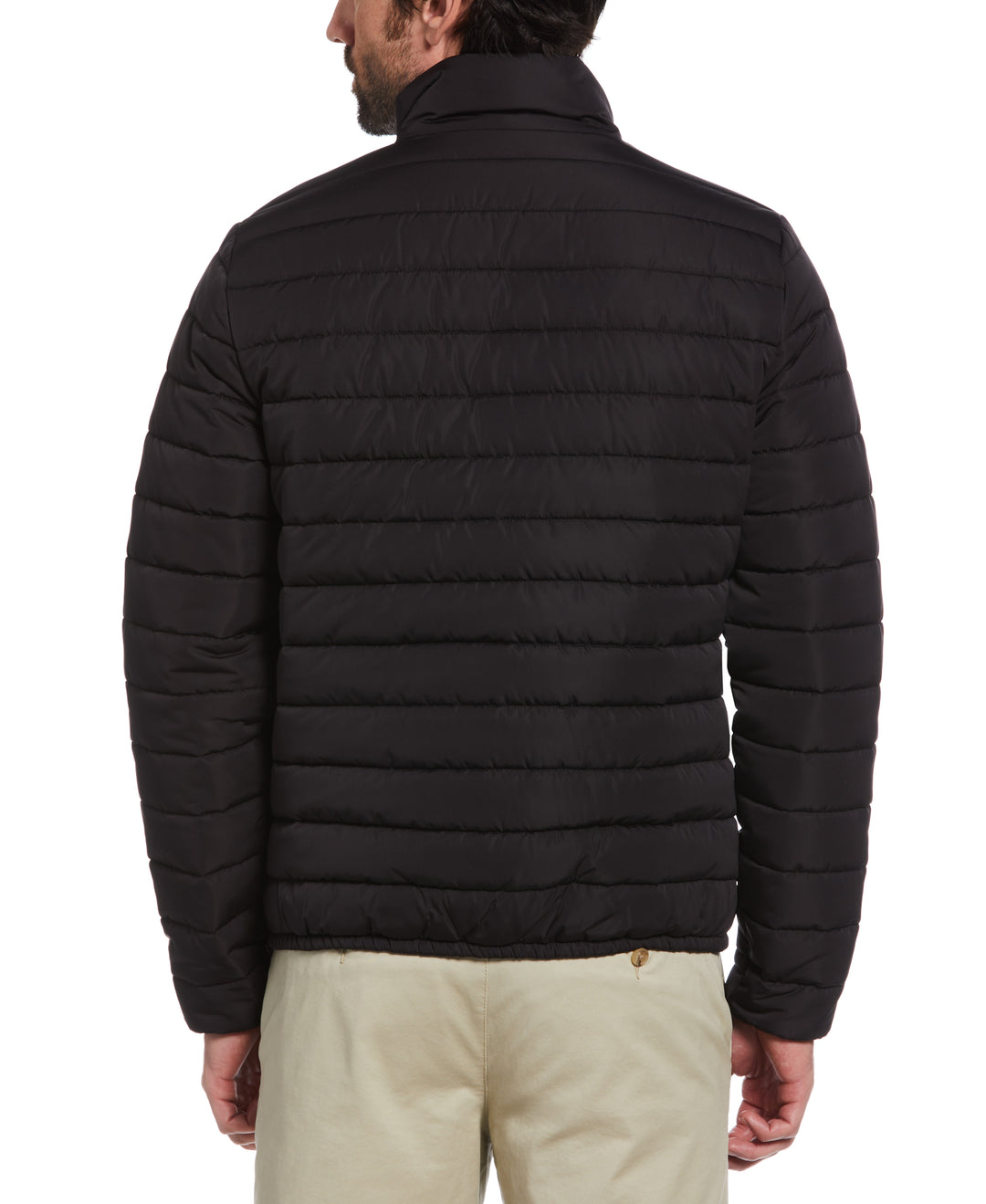 Lightweight Puffer Jacket (True Black) 
