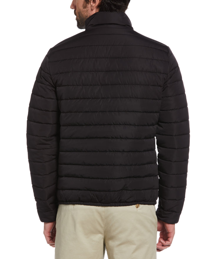 Lightweight Puffer Jacket (True Black) 