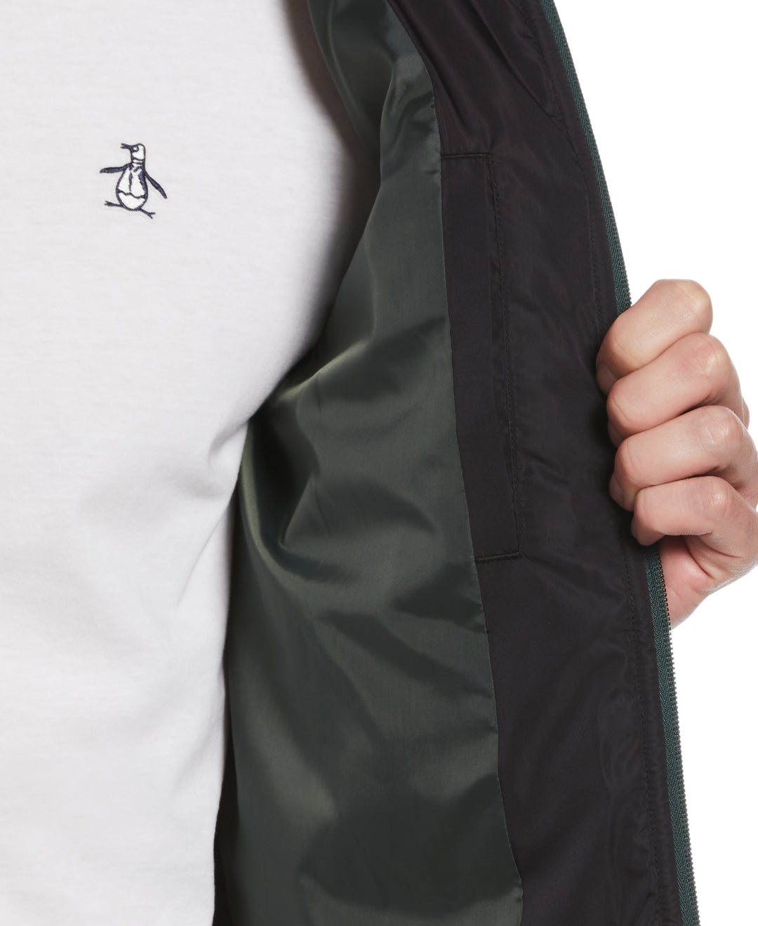 Lightweight Puffer Jacket (True Black) 